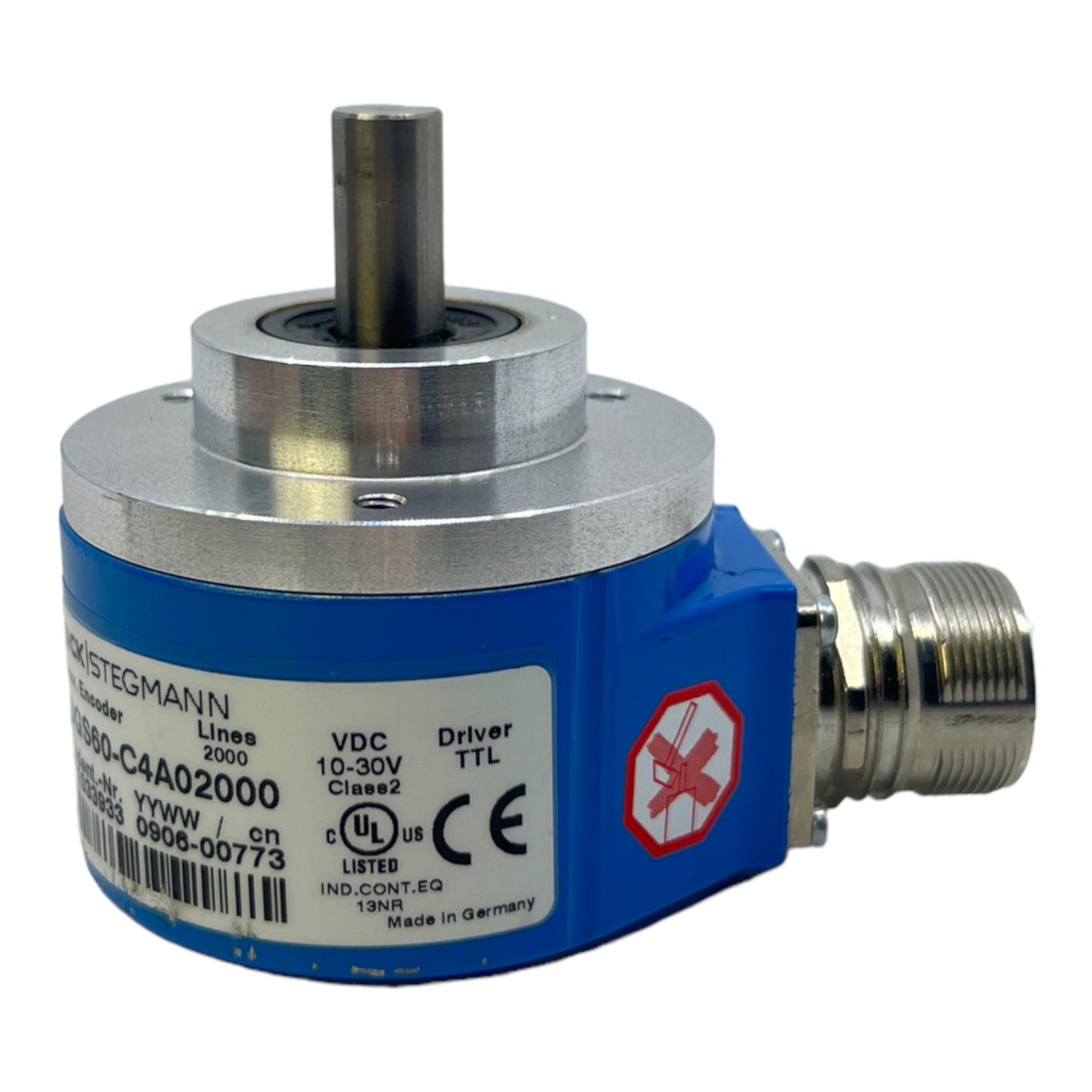 Sick Stegmann DGS60-C4A02000 rotary encoder 1033933 10-30VDC 100mA 20mA 600kHz 