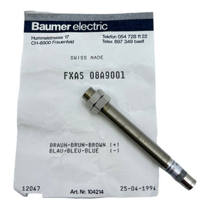 Baumer FXAS08A9001 proximity switch 