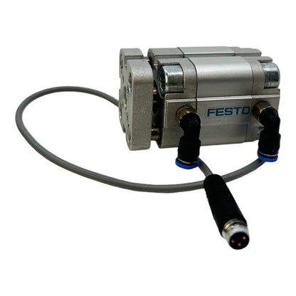 Festo ADVUL-20-10-PA compact cylinder with sensor 156859+150865 double-acting M5 