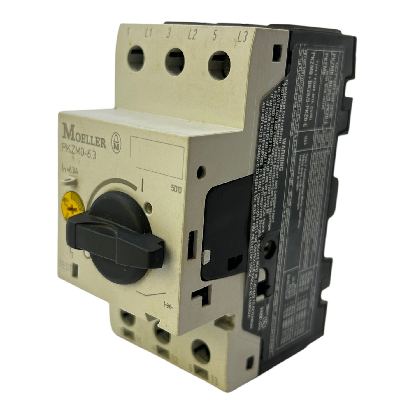 Klöckner Moeller PKZM0-6.3 motor protection switch for industrial use 50/60Hz