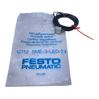 Festo SME-3-LED-24 Näherungsschalter für industriellen Einsatz 12112 Sensor