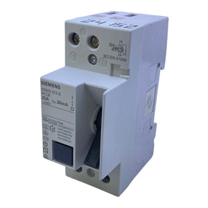 Siemens 5SM3312-6 circuit breaker 25A 30mA 230V 2-pole 