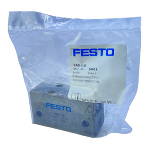 Festo VAD-1/8 pressure regulator 14015 1.5-10 bar 