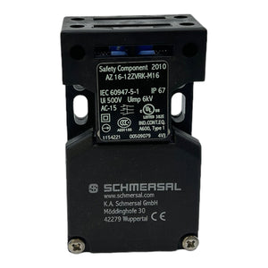 Schmersal AZ16-12ZVRK-M16 safety switch 230VAC 4A 24VDC 4A IP67 