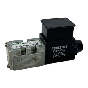 Numatics 031SA4004012B51 Solenoid Valve 24VDC 6WATTS max. pressure: 150 PSIG-AIR Asco