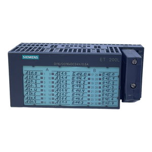 Siemens 6ES7133-1BL01-0XB0 Electronic block for ET 200L 16DI/16DO, DC 24V/0.5A