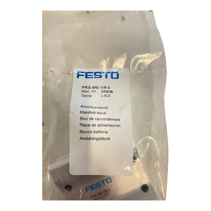 Festo PRS-ME-1/8-2 Anschlussblock für industriellen Einsatz 33408 PRS-ME-1/8-2 F