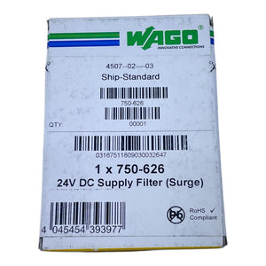 Wago 750-626 Netzleitungsfilter Wago 750-626 Netzleitungsfilter Wago 750-626 Net