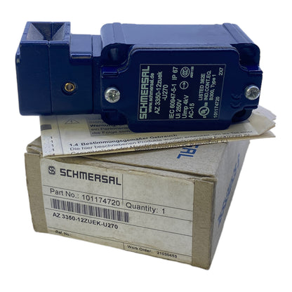 Schmersal AZ3350-12UEK-U270 safety switch 230V AC 24V DC 10A -30°C-90°C 