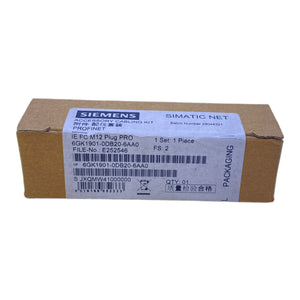 Siemens 6GK1901-0DB20-6AA0 sensor/actuator connector 4-pin 