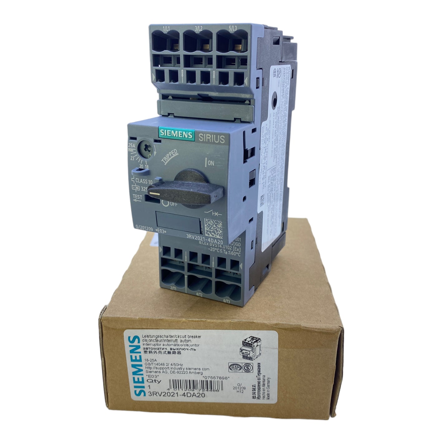 Siemens 3RV2021-4DA20 circuit breaker 18...25A 