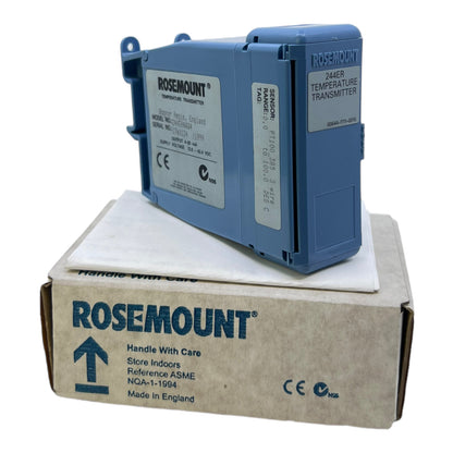 Rosemount 244ERNAQ4 Temperature Transmitter Output: 4-20mA Supply: 12-42.4 VDC 