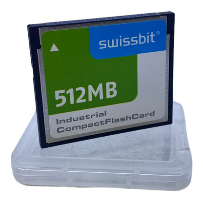 swissbit SFCF0512H1BU2TO-C-MS-527-L28 memory card 512MB 