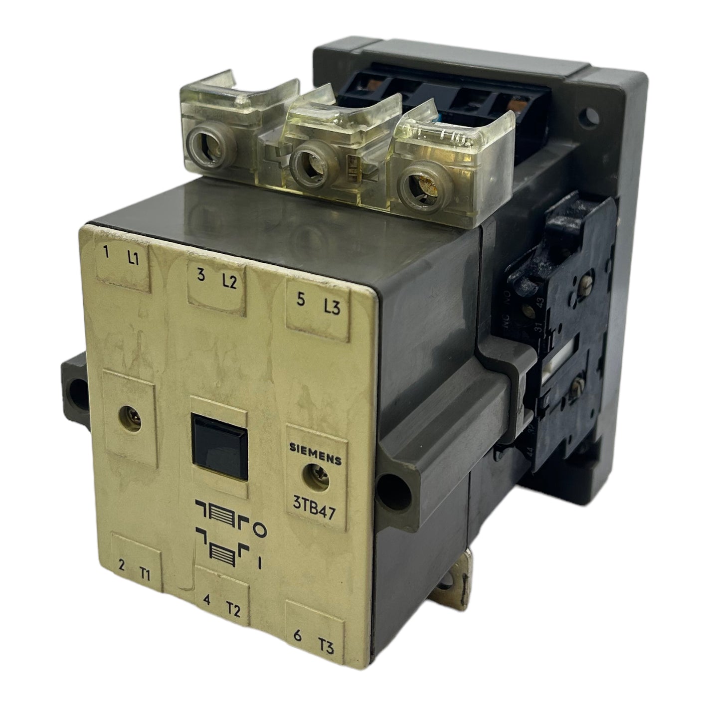 Siemens 3TB4717-0A power contactor 3-pole 600V AC 220V/50Hz 264V/60Hz 