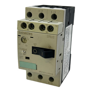 Siemens 3RV1011-1FA15 circuit breaker 3.5...5A 50/60Hz CAT.A/ AC-3 400...690V 