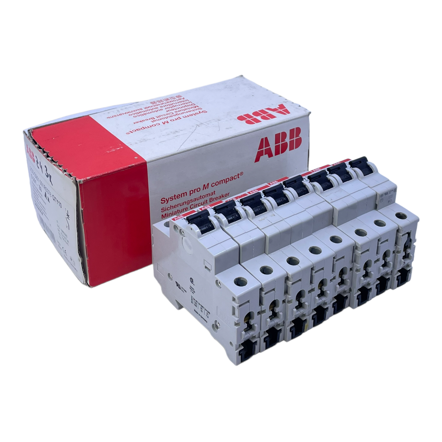 ABB S201 C10 fuses ~230/400V Pack: 8pcs
