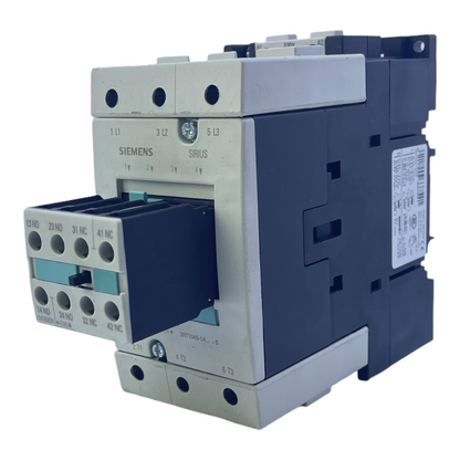Siemens 3RT1045-1AL20 power contactor 230V 50/60Hz for industrial use