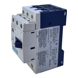 Siemens 3RV1011-1GA10 motor protection switch 4.5→6.3 A Sirius Innovation 3RV1 