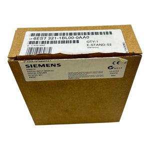 Siemens 6ES7321-1BL00-0AA0 Input relay module for S7-300 series 32x24V DC 