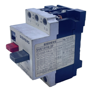 Siemens 3VE1010-2F Manual Motor Switch 0.63-1A 300V AC