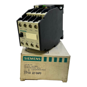 Siemens 3TF4022-0AP0 power contactor 276/264V 60HZ 230/220V 50HZ AUXILIARY CONTACTS 2 