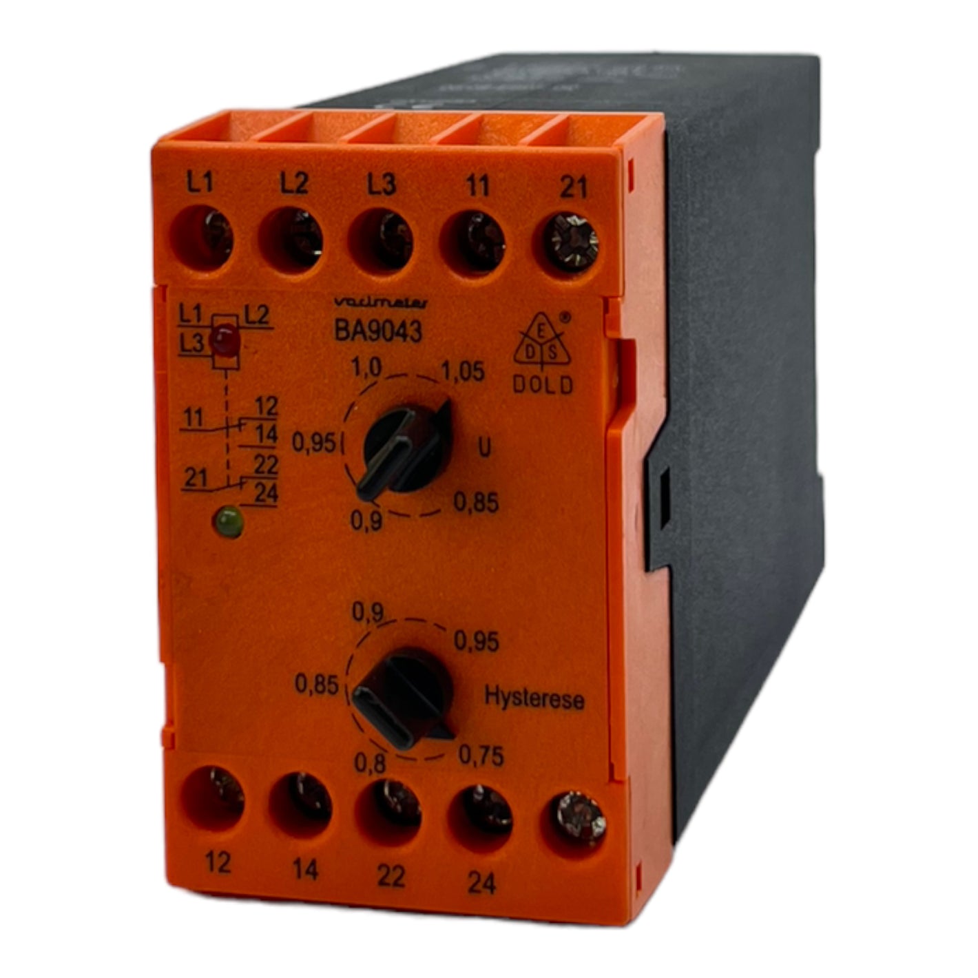 Dold&amp;Söhne BA9043/001 undervoltage relay ЗАС400V 50..400Hz AC15 230V 3A/1A