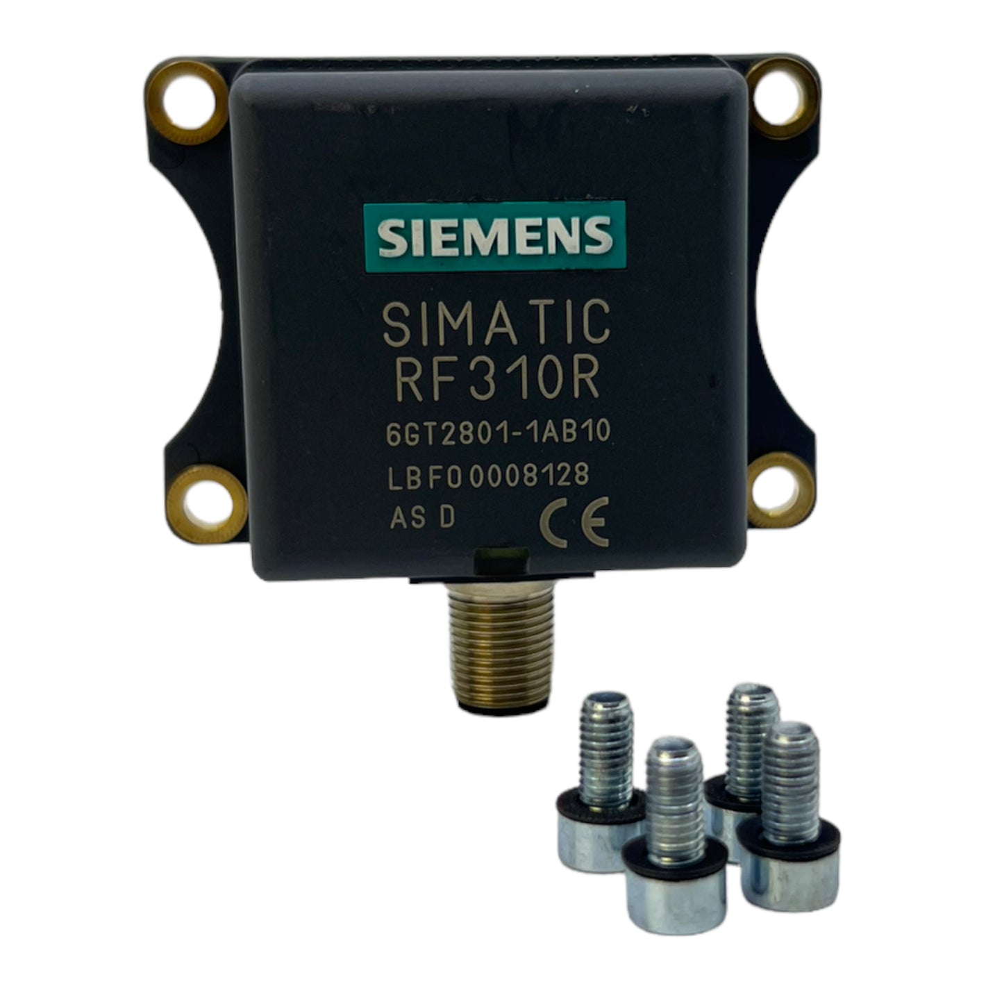 Siemens 6GT2801-1AB10 Reader Simatic 24V 0.05A IP67 8-pin 13.56MHz 