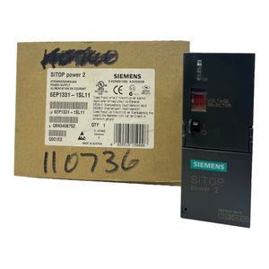 Siemens 6EP1331-1SL11 Regulated power supply 2A 120/230V AC 24V DC 