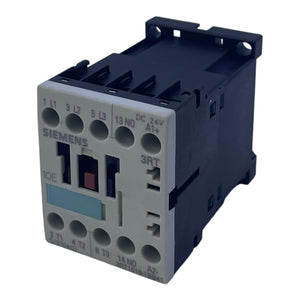 Siemens 3RT1016-1BB41 power contactor coil: 24V DC 3-pole 4kW 9 contact: 400V AC