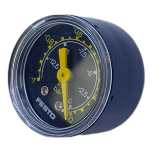 Festo -1 to 0 bar pressure gauge black 