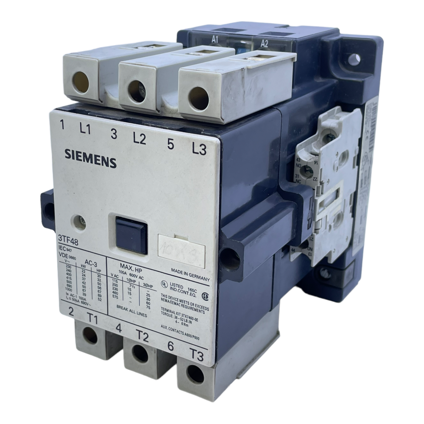 Siemens 3TF4822-0AP0 Motor protection switch 