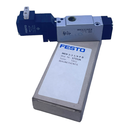 Festo MEH-3/2-1/8-PB rotary actuator 173126 1.8 to 10bar 0 to 246deg