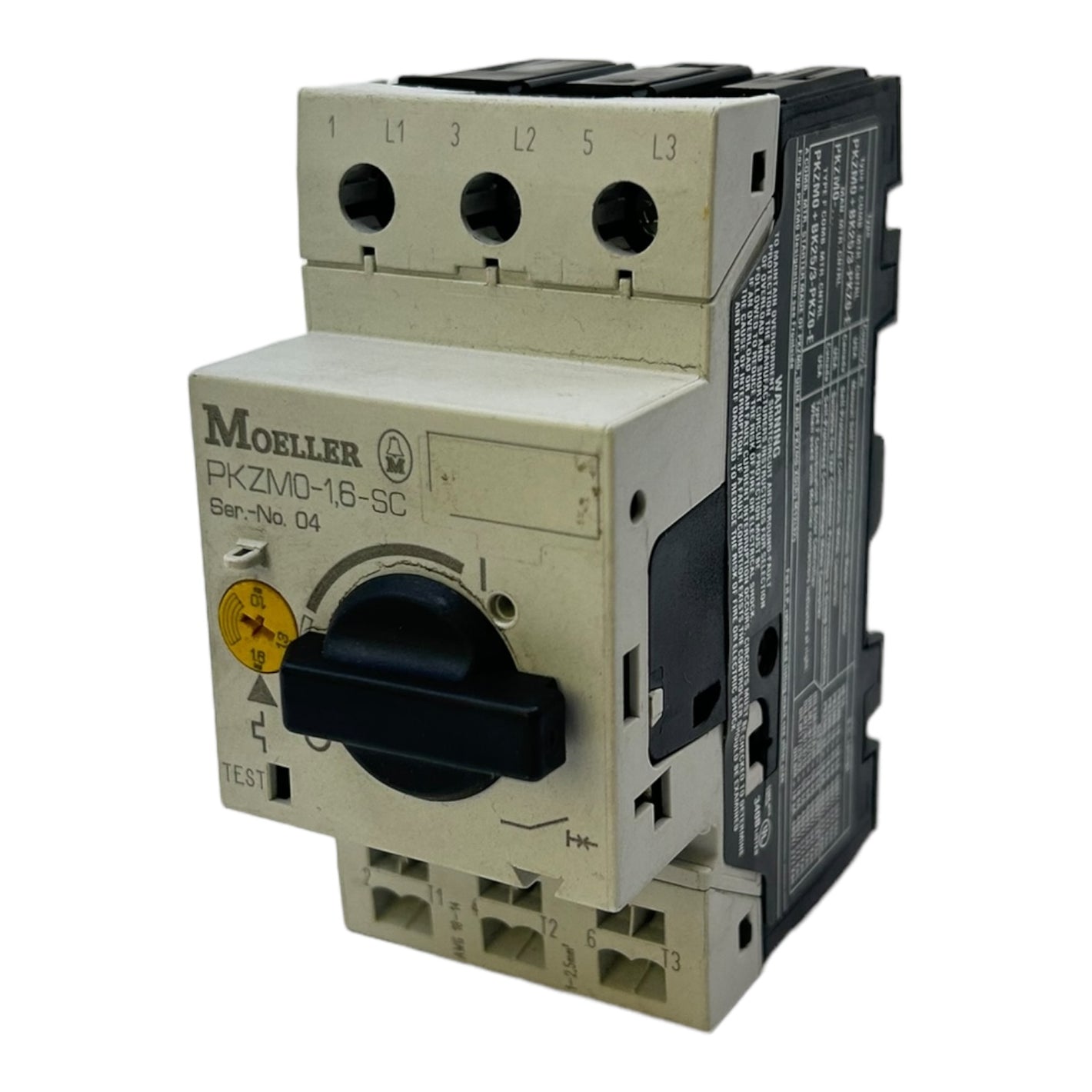 Moeller PKZM0-1,6-SC circuit breaker for industrial use Switch