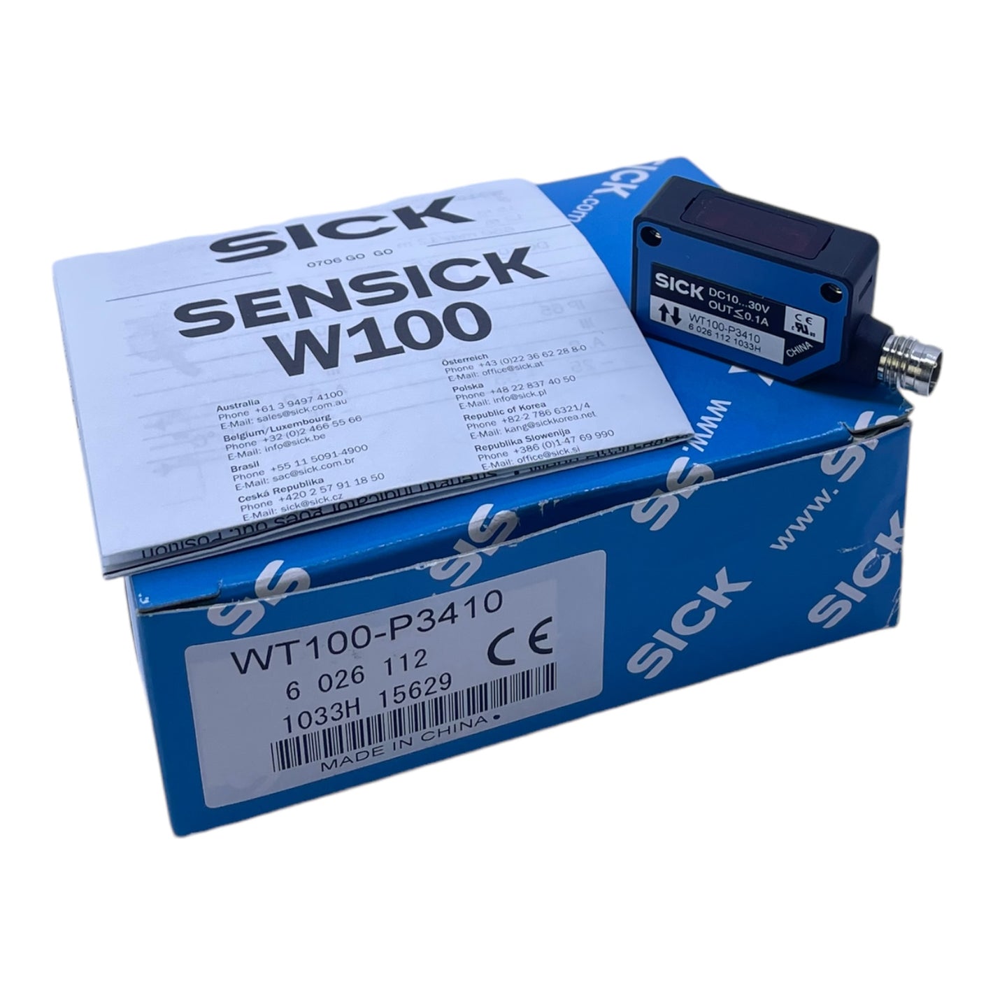 Sick WT100-P3410 Näherungssensor 6026112 Sensor für industriellen Einsatz Sick W