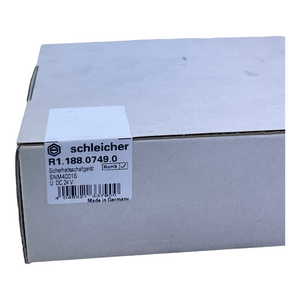 Schleicher R1.188.0749.0 Safety relay for industrial use SNM4001S 