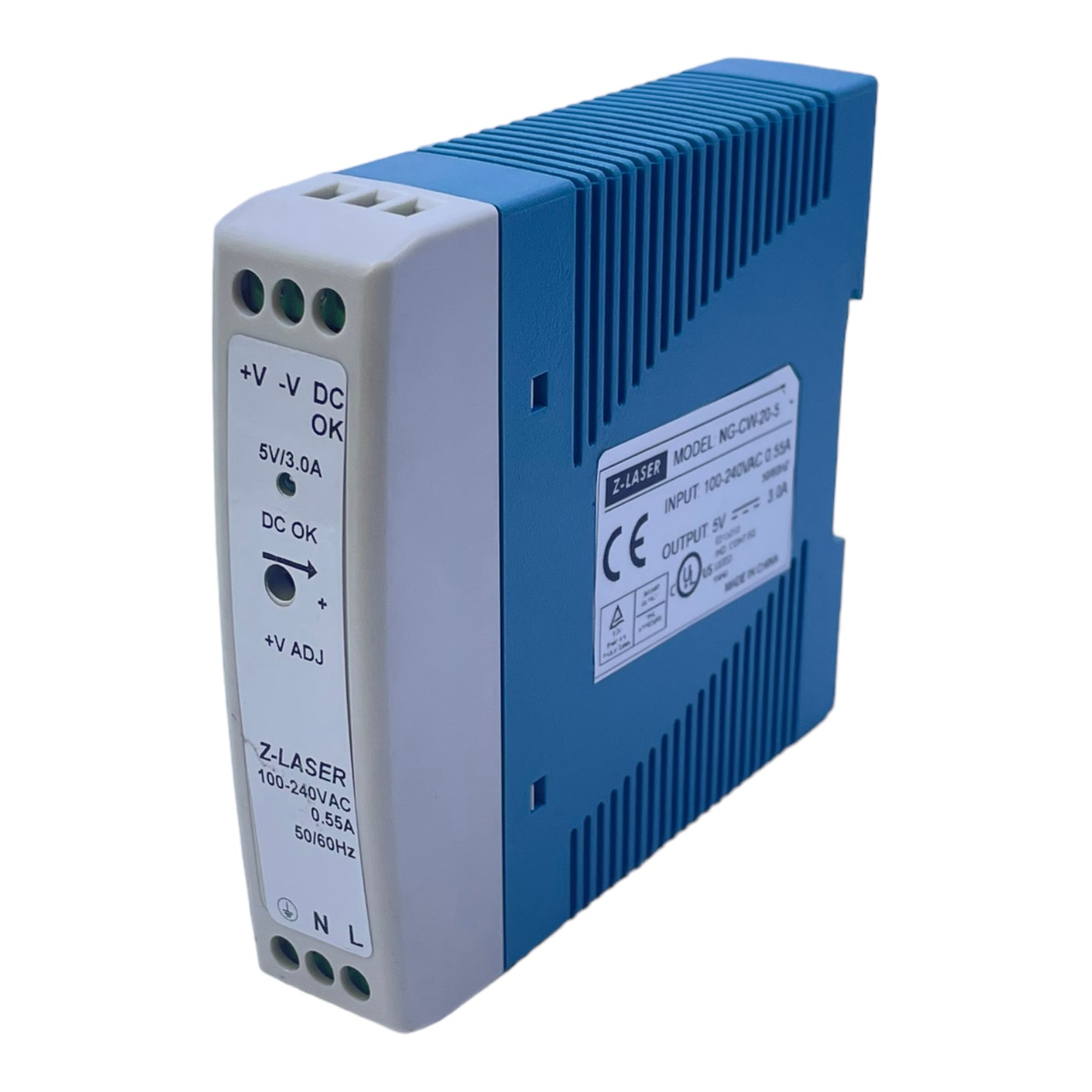 Z-Laser NG-CW-20-5 power supply 100-240VAC 0.55A 50/60Hz power supply 