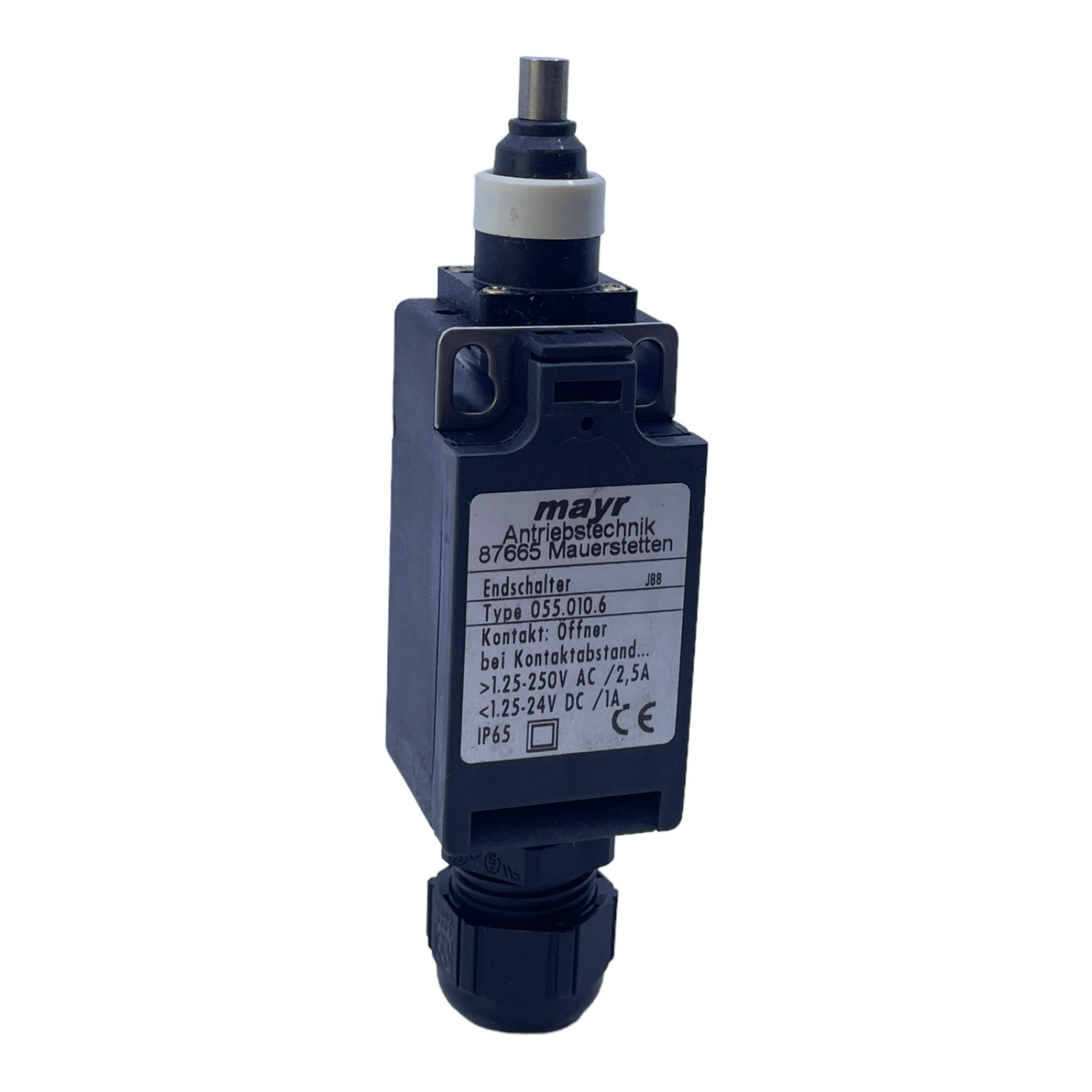 Mayr 055.010.6 limit switch 25-250V AC 2.5A 24V DC 1A limit switch 055.010.6 Mayr