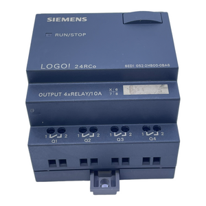 Siemens 6ED1052-2HB00-0BA6 logic module UC 24V/UC 24V/relay, 8 DE/4 DA 