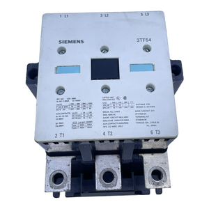 Siemens 3TF5422-0AR1 contactor 250A 132kW 440V 60Hz 367V 50Hz