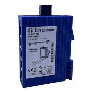 Hirschmann SPIDER 5TX Ethernet switch 9.6-32V DC 230-75mA 24V switch