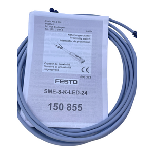 Festo SME-8-K-LED-24 proximity switch 150855 for industrial use