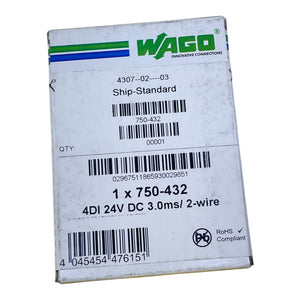 Wago 750-432 SPS-E/A Modul für E/A-System Wago 750-432 SPS-E/A Modul für E/A-Sys