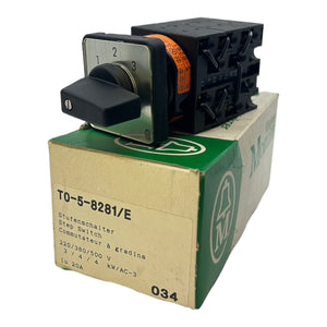 Klöckner Moeller T0-5-8281/E step switch 20A IP65 220/380/500V 