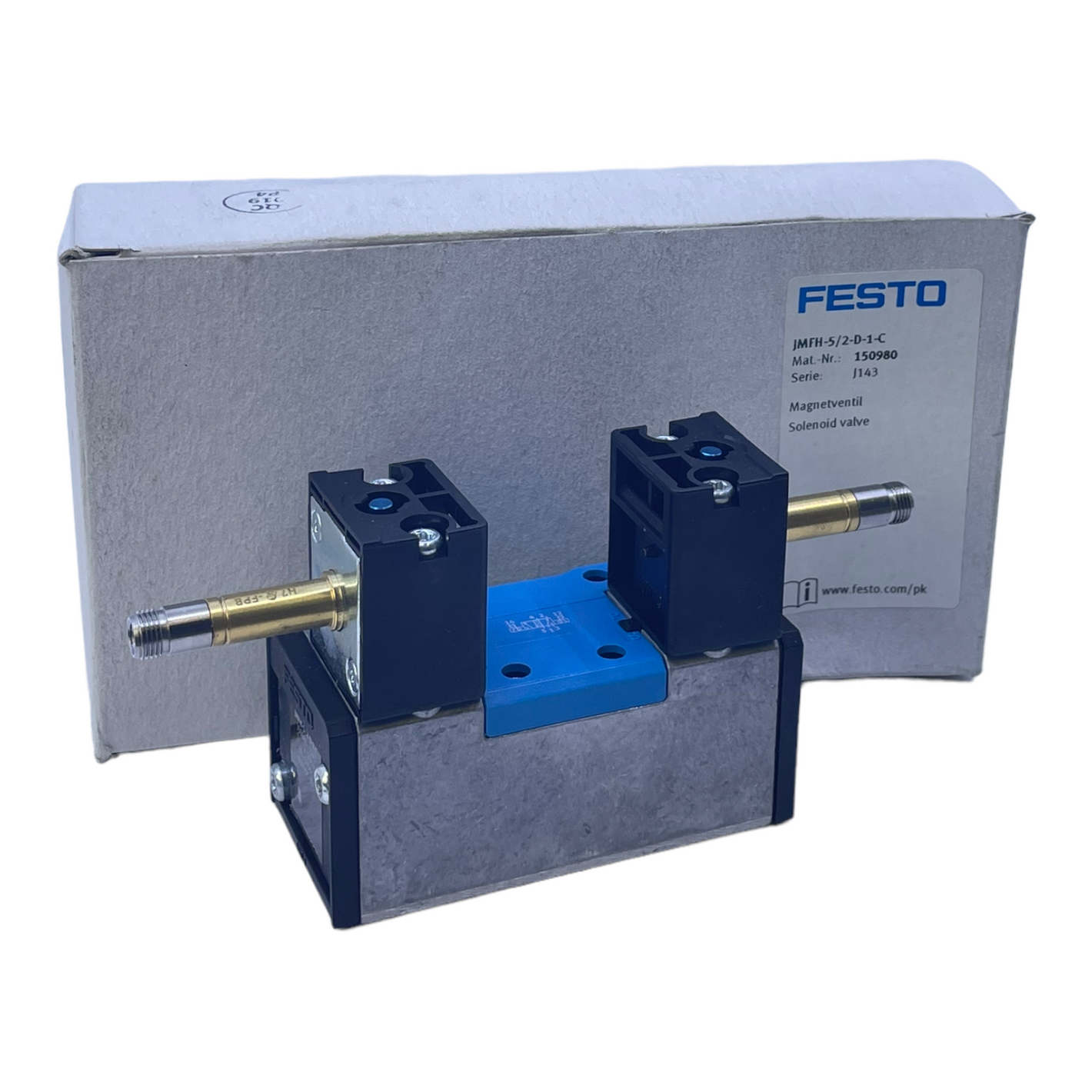 Festo JMFH-5/2-D-1-C solenoid valve 150980 2 to 10 bar non-reversible