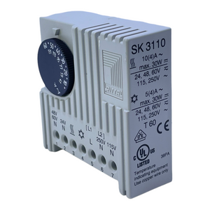 Rittal SK3110 control cabinet temperature controller 24,48,60V 30W 10A SK3110 Rittal