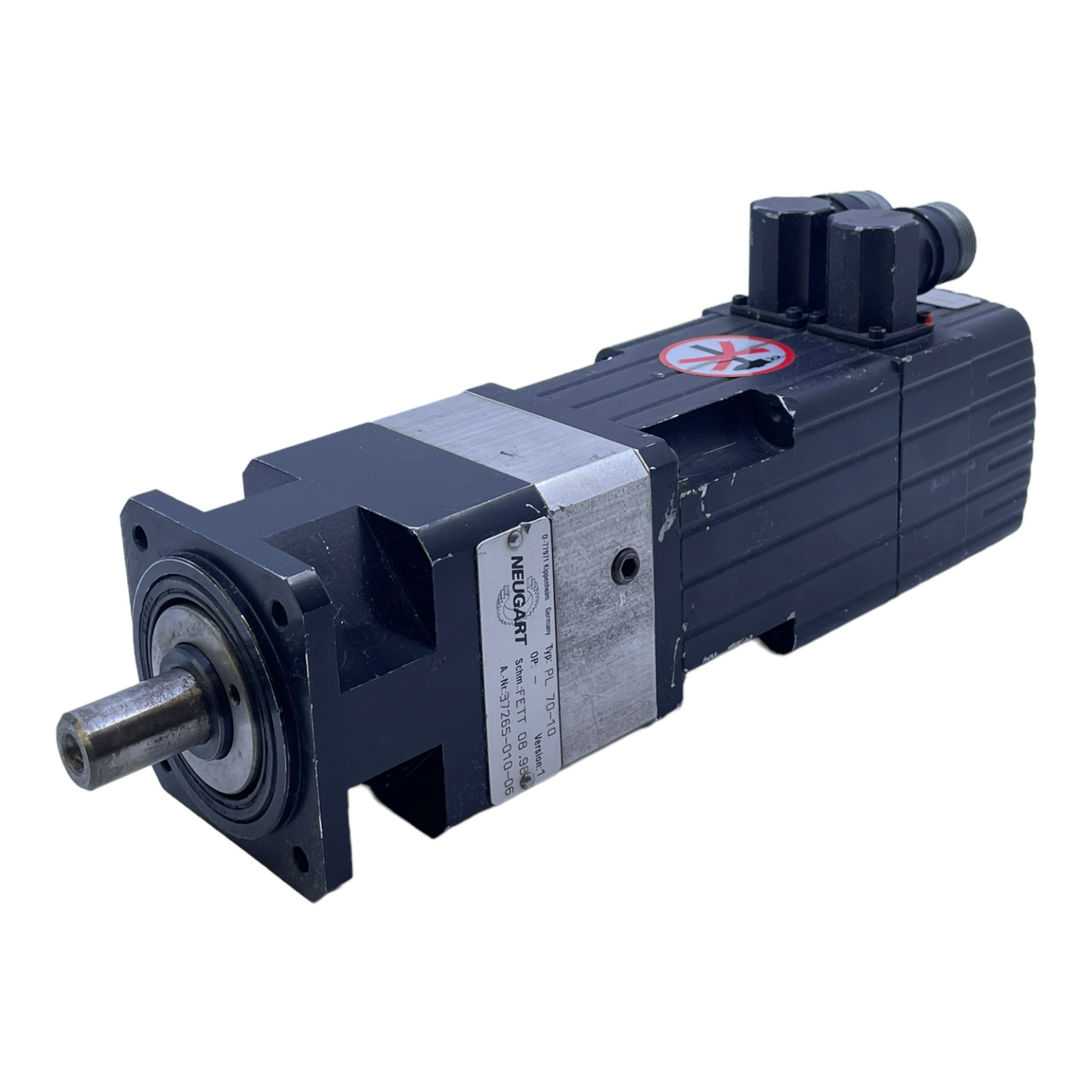 Moog GL15 servo motor with gearbox for industrial use 325V 0.95kW motor