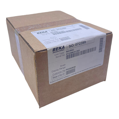 BEKA BA458C flow batch controller 