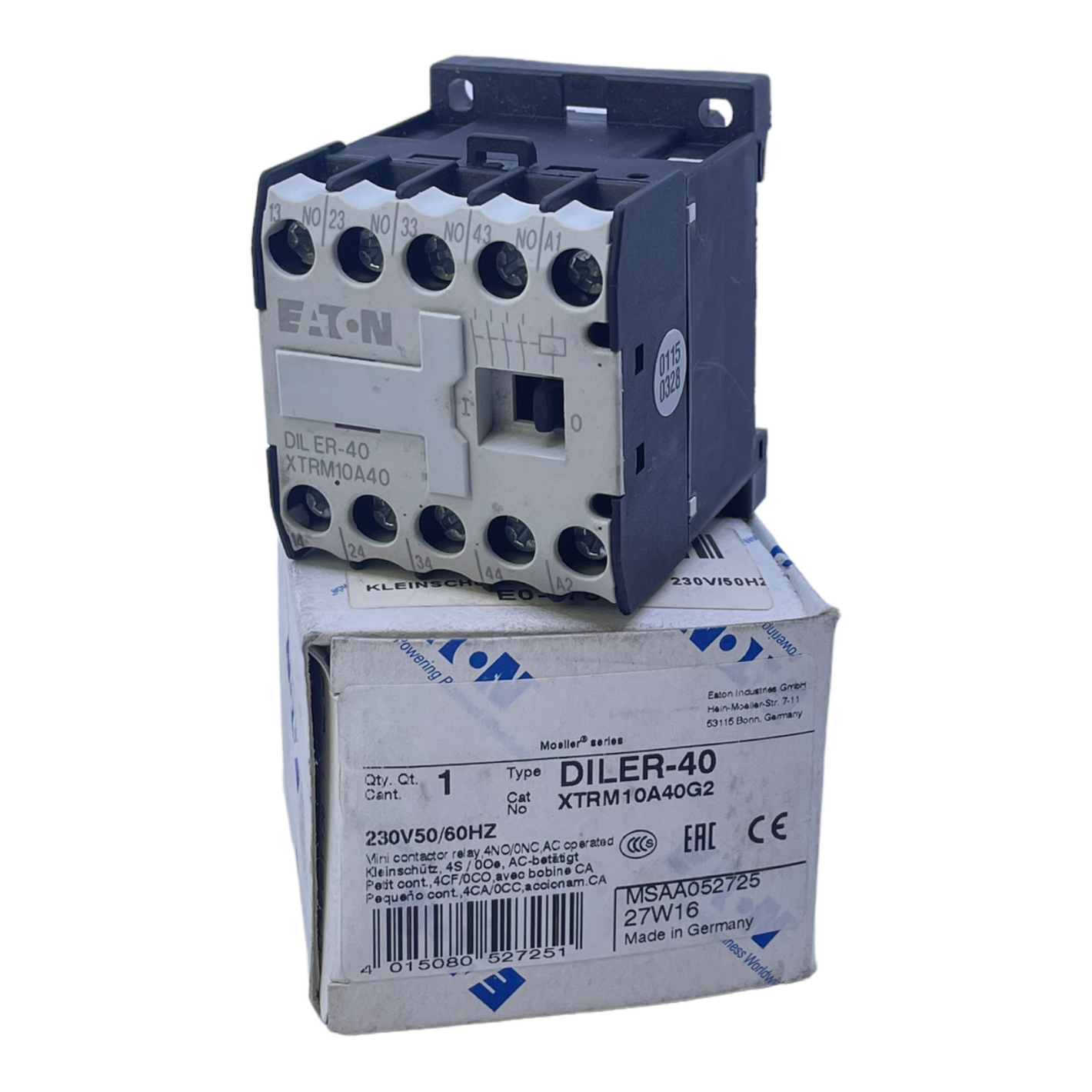 Eaton DILER-40 protection relay 230V 50/60Hz