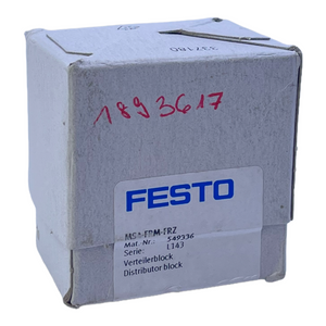 Festo MS4-FRM-FRZ distributor block 549336 0 to 14 bar branching module