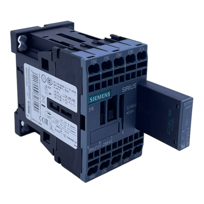 Siemens 3RH2131-2BB40 Auxiliary contactor 24V DC 50/60Hz +3RT2916-1BB00 Auxiliary contactor